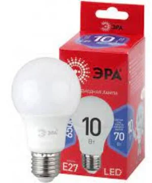 Светодиодная лампа ЭРА ECO A60-10w-865-E27(ЭКО)