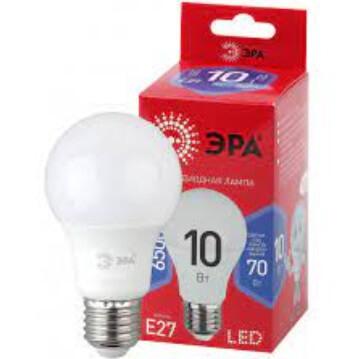 Светодиодная лампа ЭРА ECO A60-10w-865-E27(ЭКО)