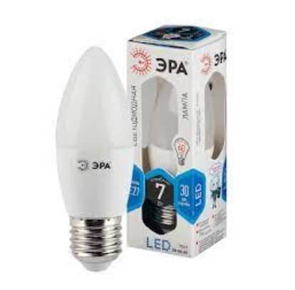 Светодиодная лампа ЭРА STD B35-7w-840-E27
